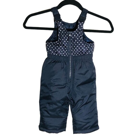 Osh Kosh snow pants blue dots adjustable 12 months READ - Picture 1 of 9